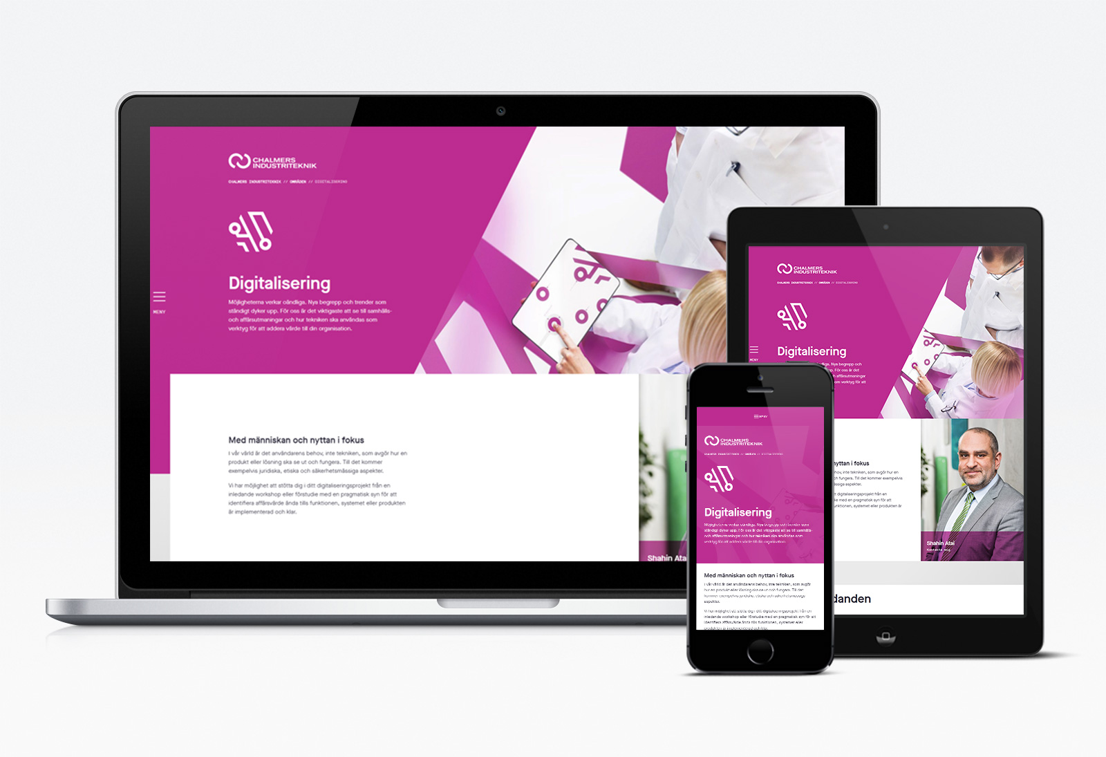 Webbvy: Digitalisering