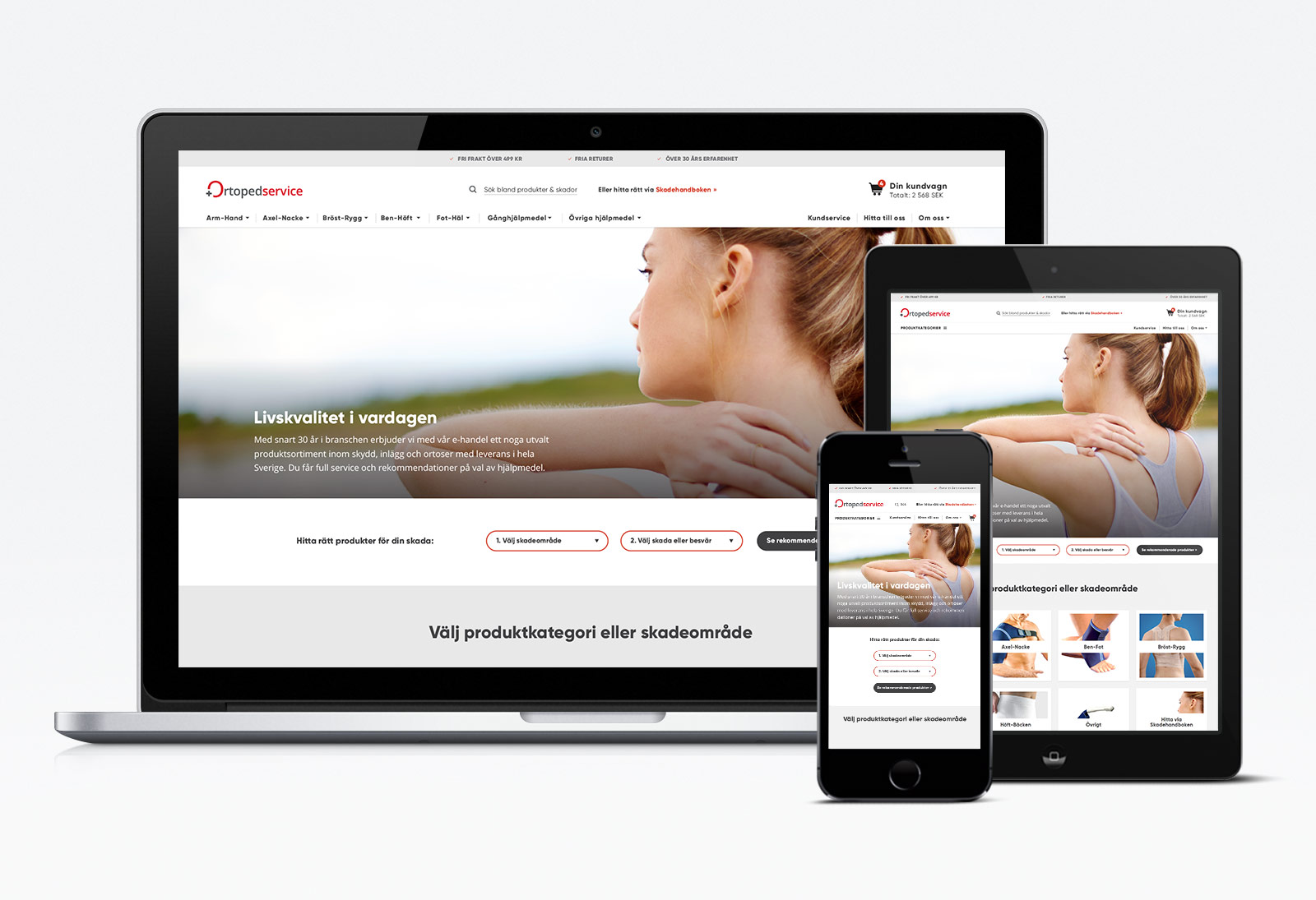 Webbvy: Startsida